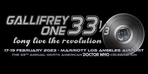 Gallifrey One: 33 1/3 - Long Live the Revolution