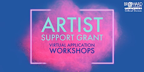 Artist Support Grant: Virtual Application Workshop