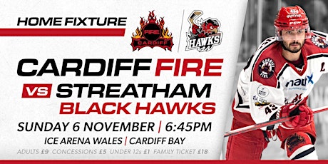 Cardiff Fire vs Streatham Black Hawks primary image
