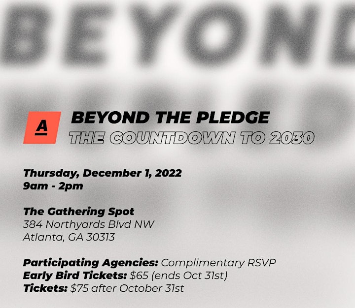 The A Pledge Annual Event: “Beyond The Pledge. The Countdown to 2030" image
