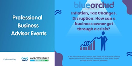 Imagem principal de Professional Advisor Series - Inflation, Tax Changes, Disruption