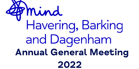 Mind in Havering, Barking and Dagenham AGM primary image