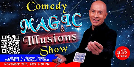 Comedy Magic Show St. Petersburg - Gulfport FL.