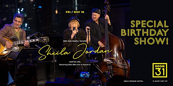 Sheila Jordan  Special Birthday Show