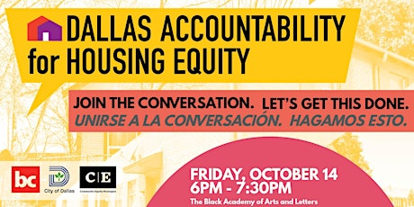 Dallas Accountability in Housing Equity: Building a Sustainable Structure primary image