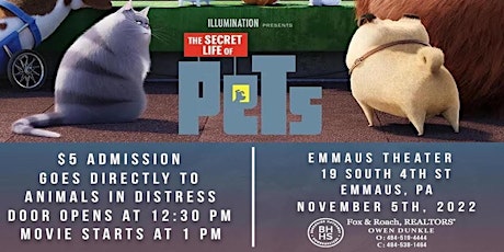 The Secret Life of Pets (Animals in Distress Fundraiser)