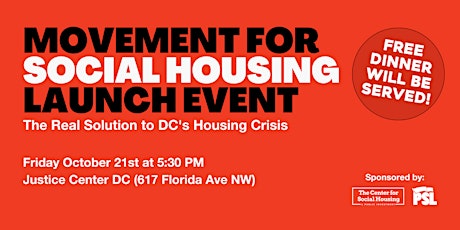 Movement For Social Housing Launch Event