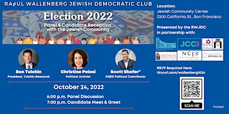 Election 2022 Panel  Candidate Reception with the Jewish Community