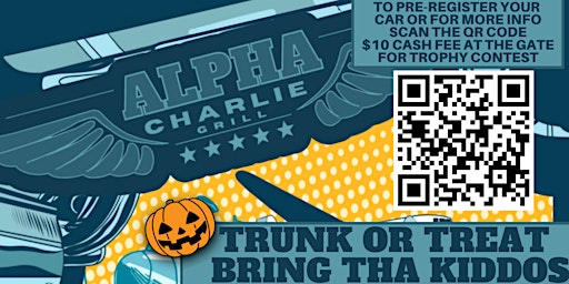 Trunk-or-Treat and Alpha Charlie Grill Car Show