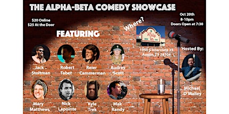 The Alpha-Beta Comedy Showcase