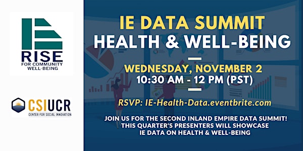 IE Data Summit: Health and Well-Being