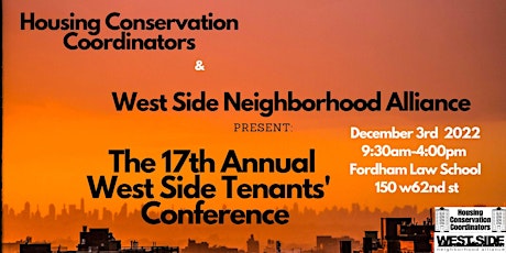 17th Annual West Side Tenants' Conference