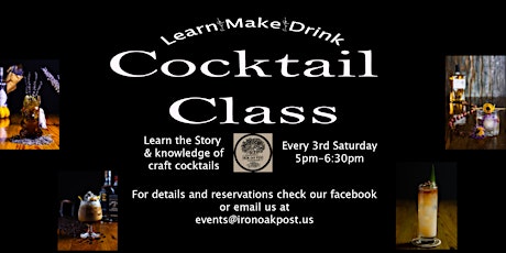 Cocktail Class: Pre-Prohibition