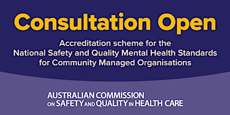 Consumers & Carers Focus Group - Accreditation Scheme primary image