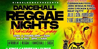 Imagem principal do evento Dancehall Reggae Nights