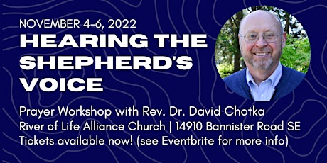 "Hearing the Shepherd's Voice" - Prayer Workshop with Rev. Dr. David Chotka primary image