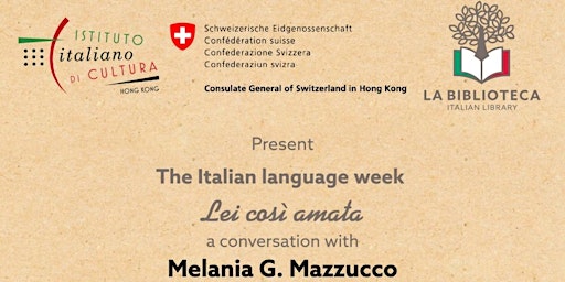 Italian Language Week with Melania Mazzucco
