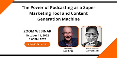 Power of Podcasting as a Super Marketing Tool & Content Generation Machine
