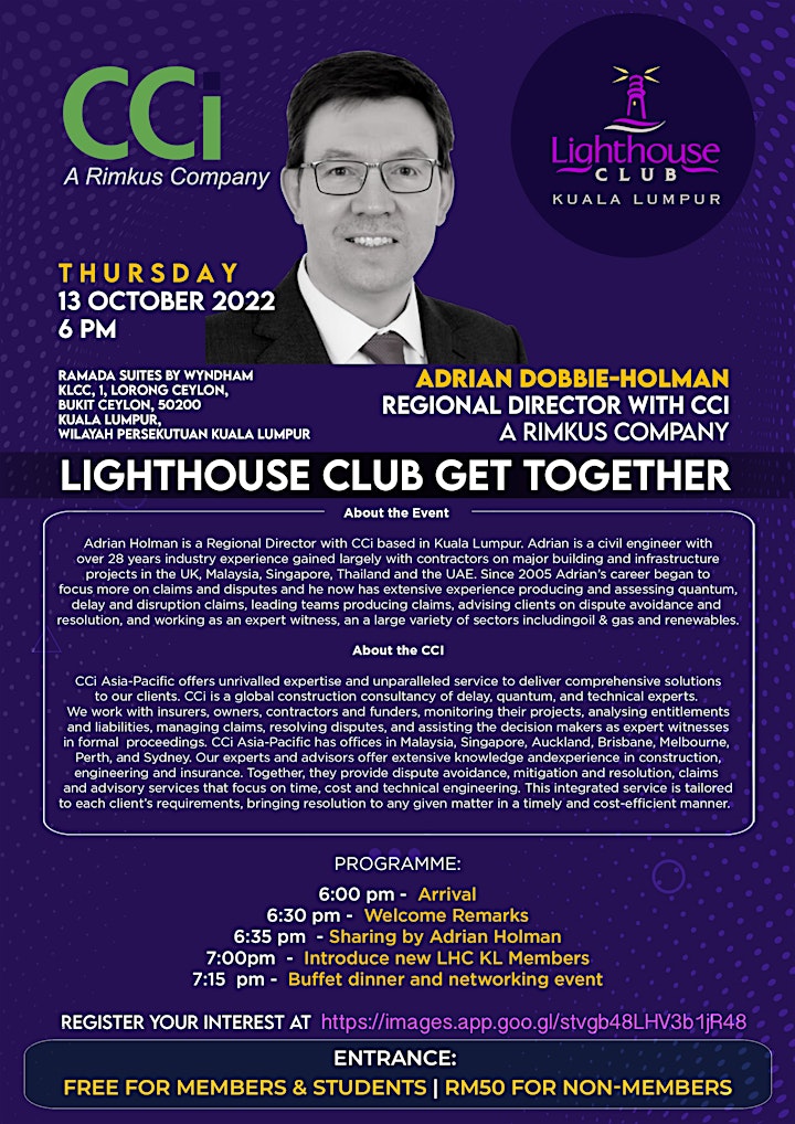Lighthouse Club Kuala Lumpur Get Together October 2022 image