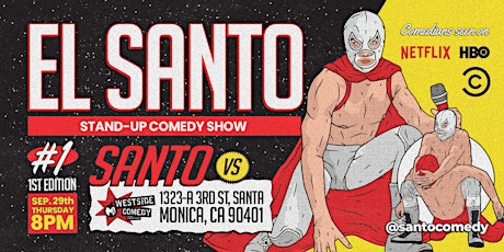 Santo: Stand-Up Comedy at Westside Comedy Theater primary image