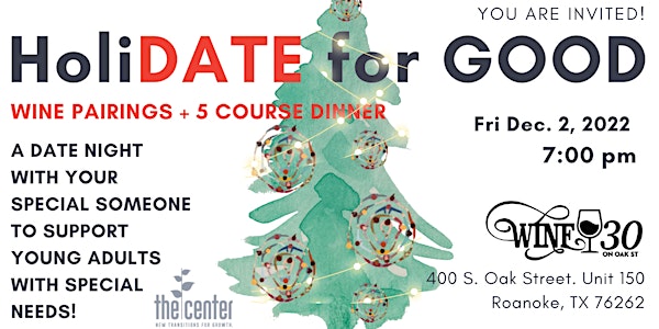 HoliDATE 'Dinner for Good' Fundraiser for Special Needs