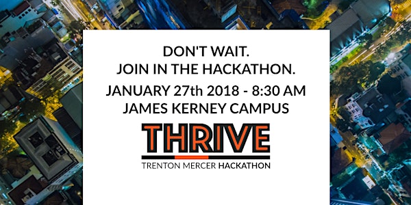 THRIVE Trenton Mercer Hackathon 