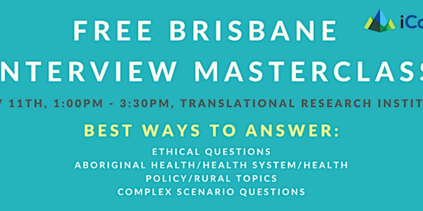 Free Brisbane Interview Masterclass: 'Best Ways To Answer Interview Questions'