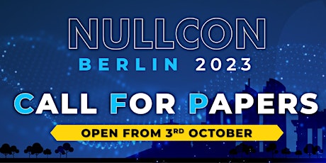 Nullcon International Security Conference and Training - Berlin 2023