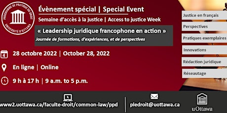 Activité spéciale dans le cadre  la semaine d'accès à la justice