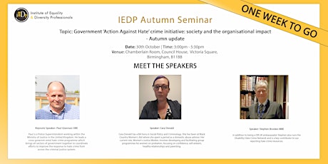 The IEDP Autumn Seminar: HATE CRIME primary image