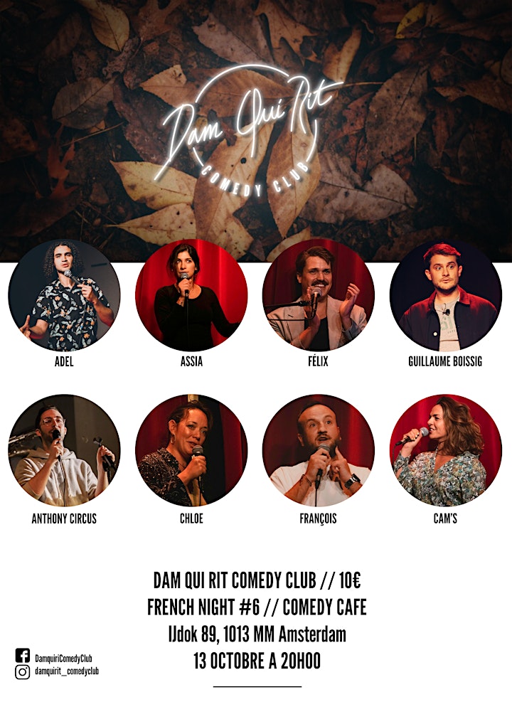 Image pour Dam Qui Rit Comedy Club - French night #6 