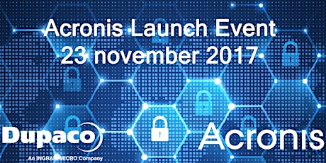 Primaire afbeelding van Acronis Launch Event | 23 november 2017