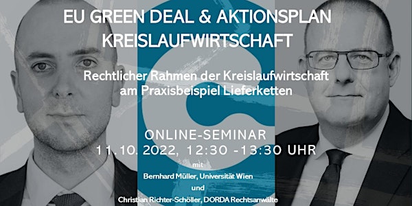 Online Seminar: EU Green Deal & Aktionsplan Kreislaufwirtschaft