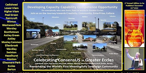 Imagem principal do evento ‘Re - Evoluting the World’s FIRST Meaningfully Sovereign Commmunity