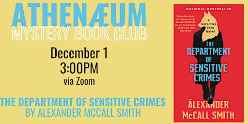 Athenaeum Mystery Book Club: The Department of Sensitive Crimes