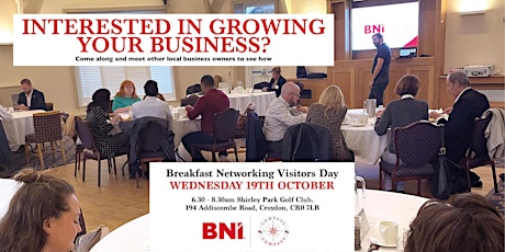 BNI Compass - Visitors Day - Breakfast & Networking Meeting in Croydon primary image