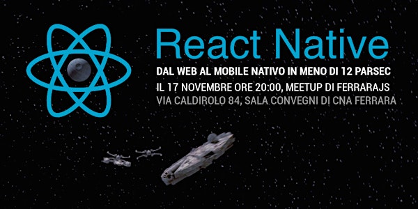 React Native: dal web al mobile nativo in meno di 12 parsec