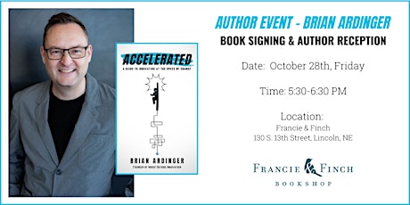 Accelerated Book Launch - Book Signing and Author Reception primary image
