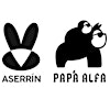 Logotipo de Aserrín & Papá Alfa