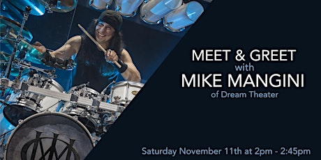 Mike Mangini Meet & Greet as Cosmo Music primary image