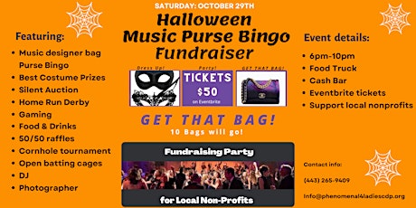 Halloween Music Purse Bingo Event