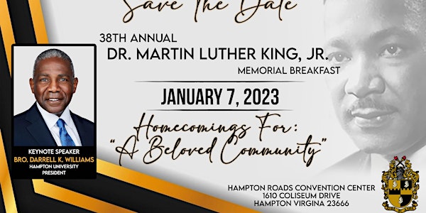 38th Annual Dr. Martin Luther King, Jr. Memorial Breakfast