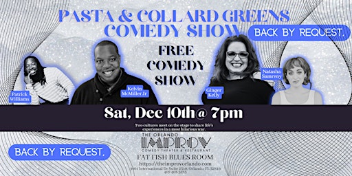 Pasta & Collard Greens THE RETURN Comedy Show