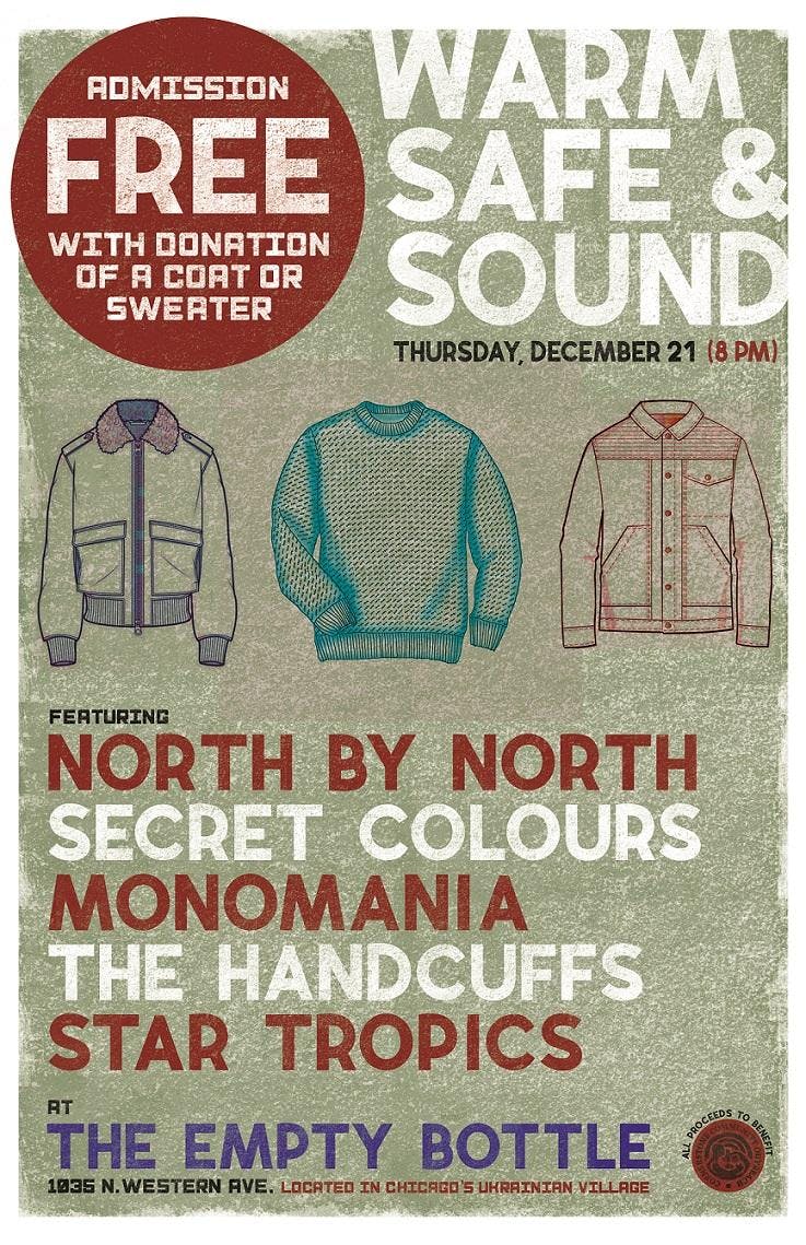 Warm, Safe & Sound: A Coat & Sweater Drive for Chicago's Homeless