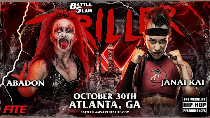 BATTLE SLAM : THRILLER | Hip-Hop & Pro Wrestling Event Showcase image
