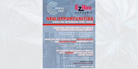 New Opportunities in Cannabis Industry Hiring & Networking Event Series