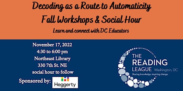 TRL-DC's Fall Workshops and Social Hour