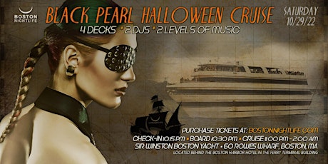 Boston Halloween Black Pearl Party Cruise