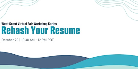 Rehash Your Resume Workshop