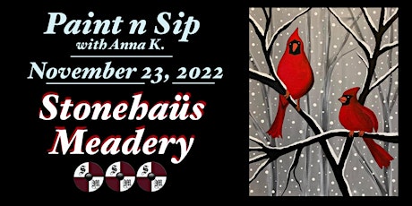 Cardinals Paint n Sip @ Stonehaüs Meadery